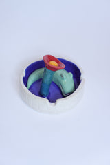 Alligator ashtray wolkje