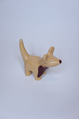 Bow dog sculpture Wolkje