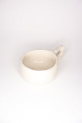 Cream ceramic mug Im not messy im creative