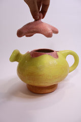 Vibrant Ceramic Tea Jar