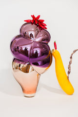 Glass bubble with silvering