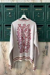 Mestre studio red alphabet sweater