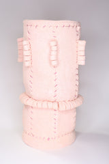 Pink sculpture sponge vase Margarida Lopes Pereira