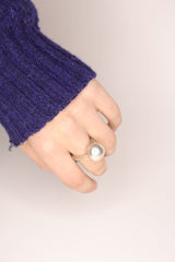 Silver ball ring sasha