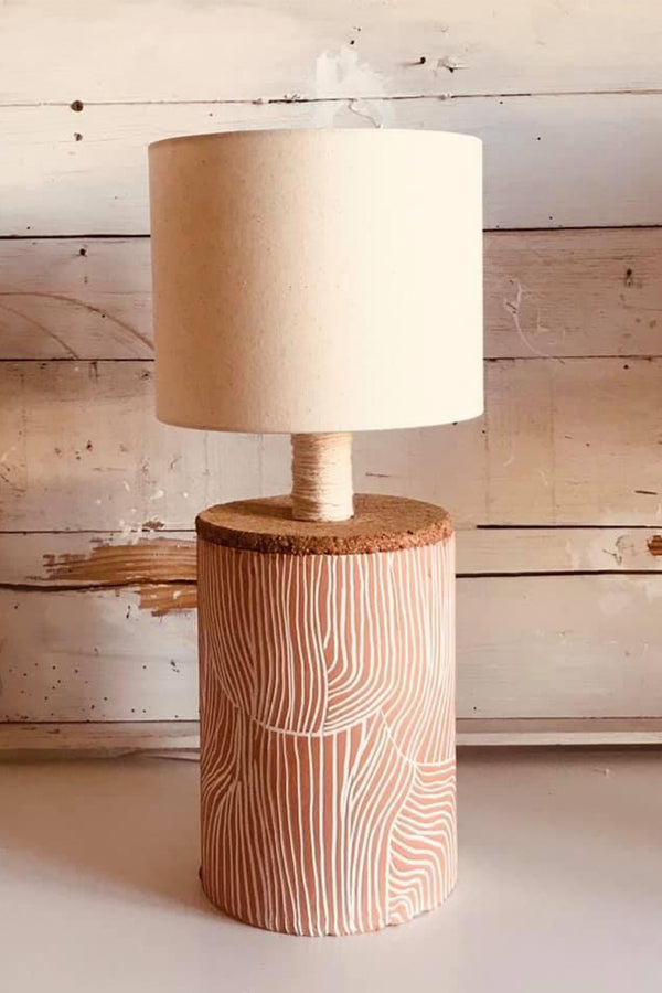 Waves Lamp - Rusty
