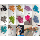 Unique colourful dog collar