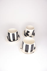 Black and white cups Toca