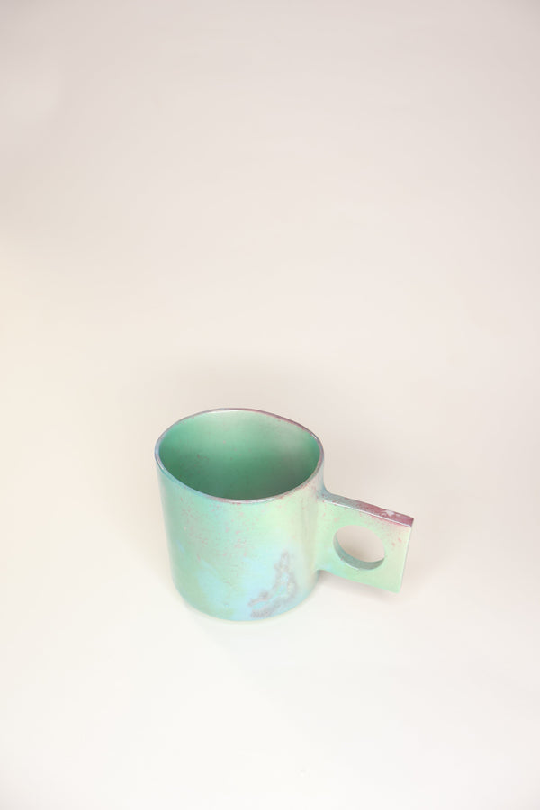 Te.pe blue and purple ceramic mug