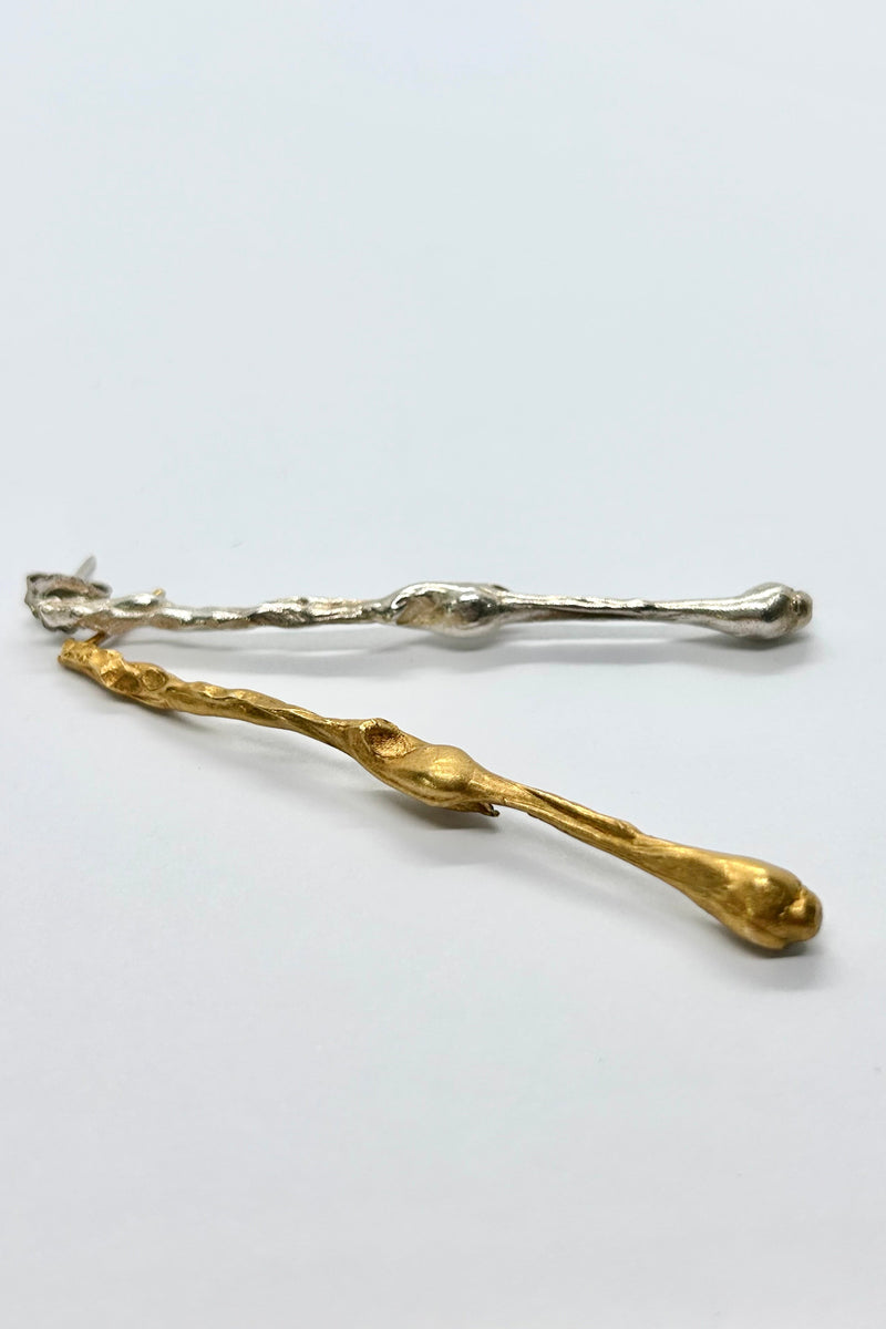 kintu_silver_earring_candle_drip