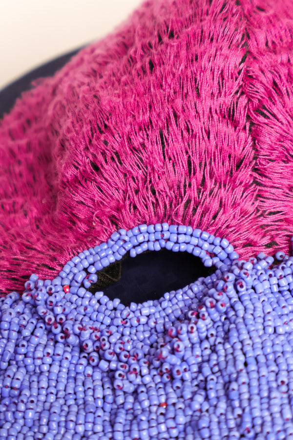 Sensusal purple and pink mask