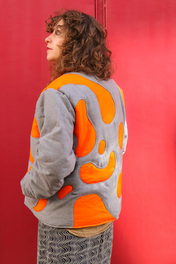 handmade_orange_puffer_jacket_kintustudio