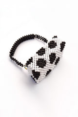 kintu_b&w_beaded_bag