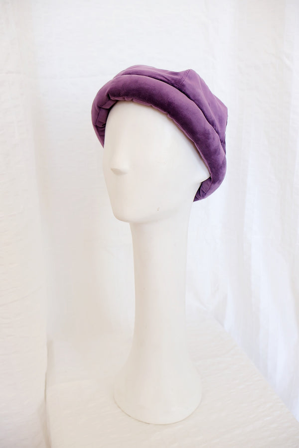 Purple basic hat