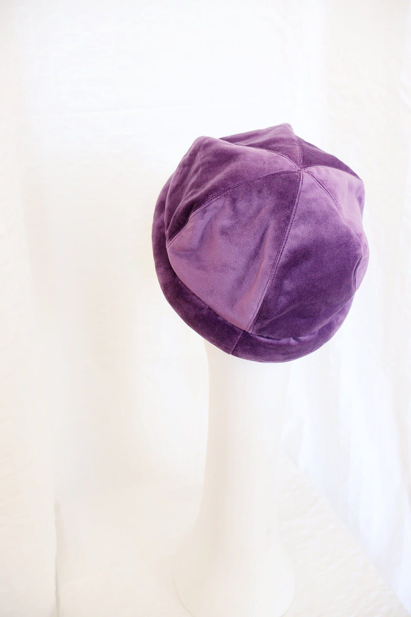 Purple basic hat