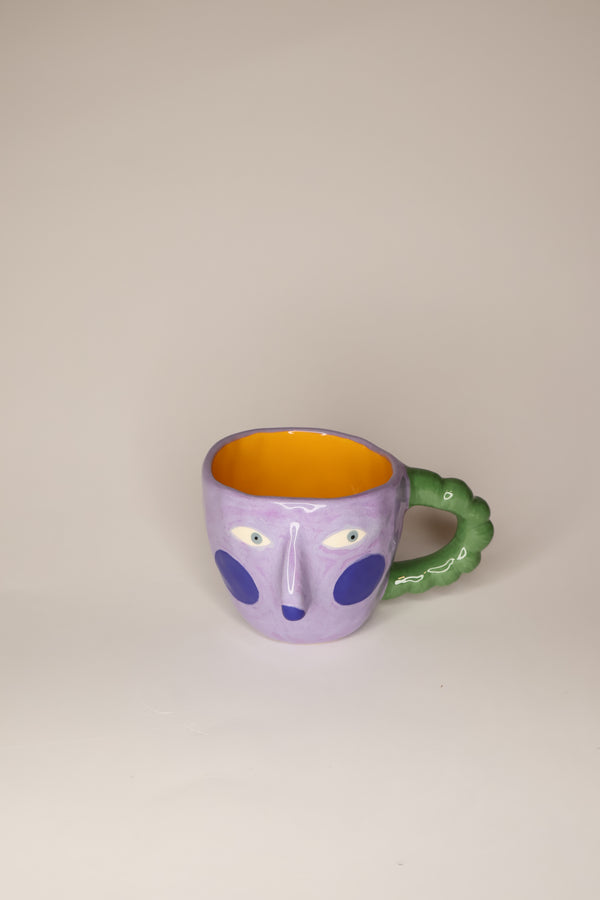 Purple Face Mug