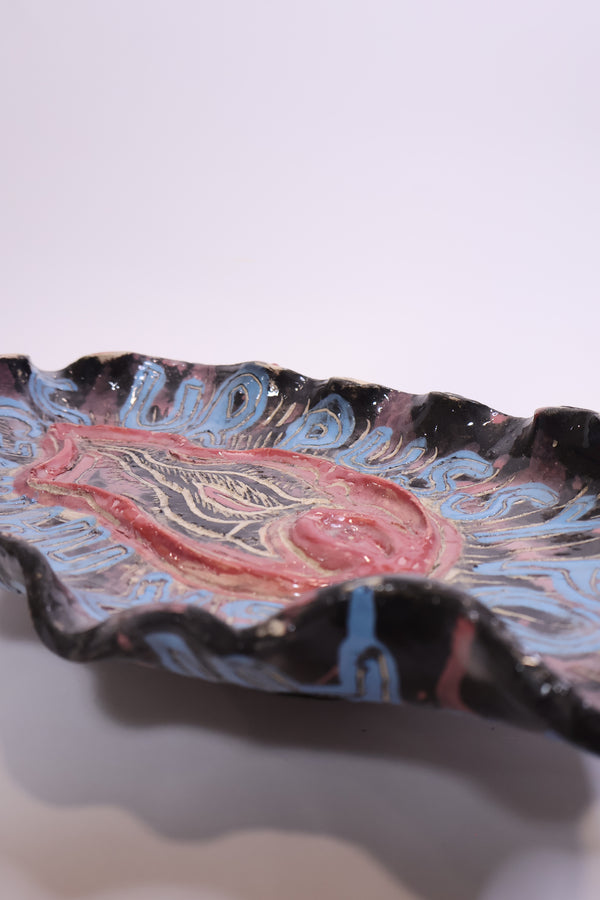 “Power” Ceramic Plate