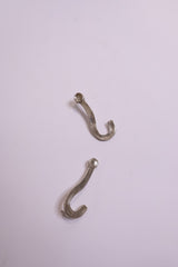 Question Mark Silver Earrings