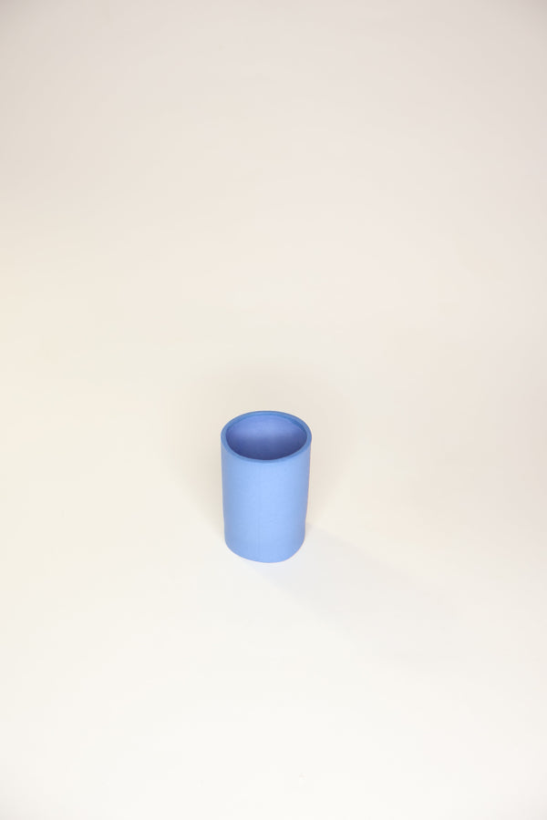 Small blue cup homem ceramic