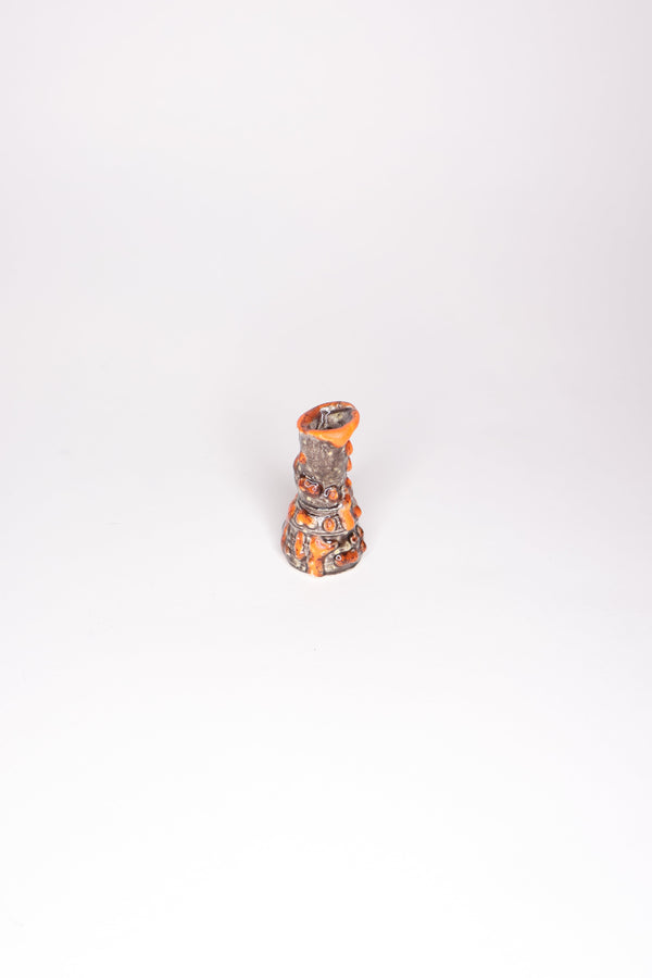 Tny orange incense holder Eva Lé