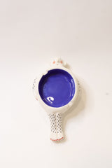 man ashtray from above
