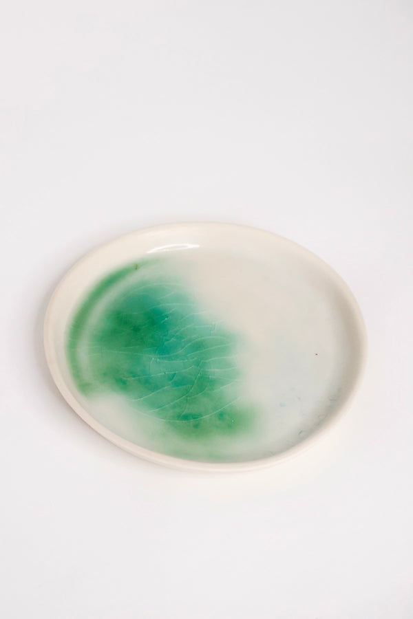 Teal Decorative Plate