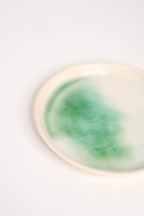 Teal Decorative Plate