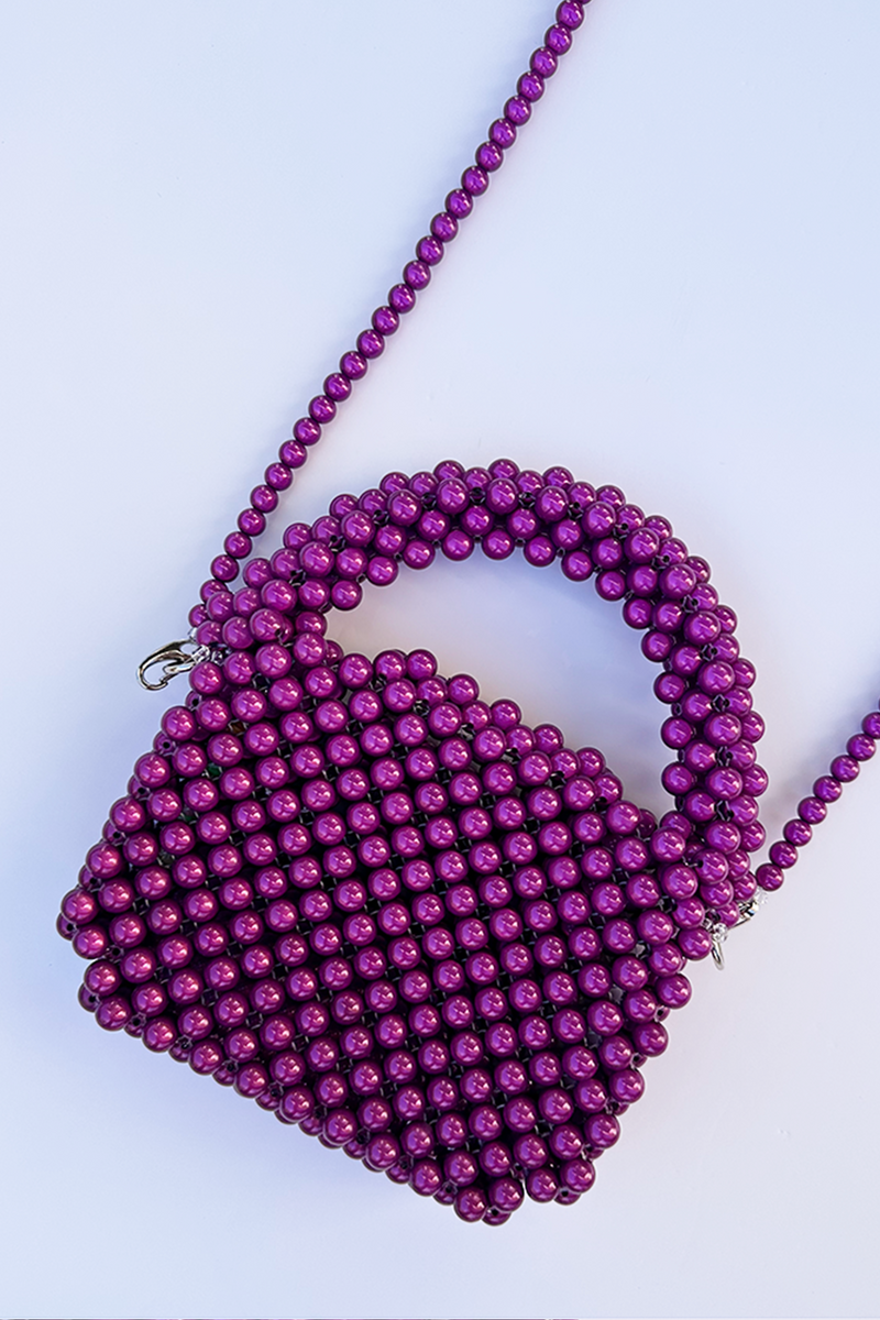 Holographic purple Bag