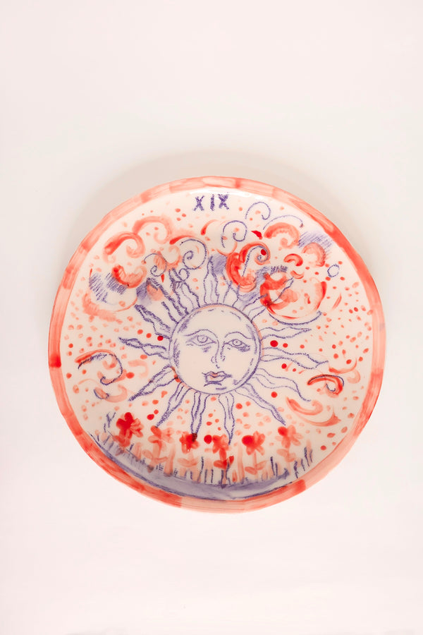 The Sun Decorative Plate