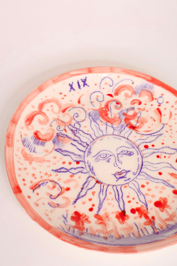 The Sun Decorative Plate