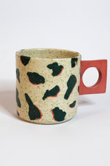 Animal print ceramic mug