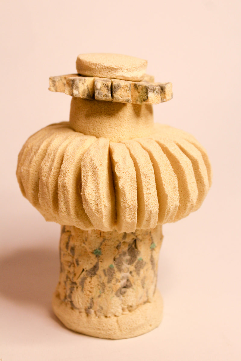 Sponge Sculpture with Lid