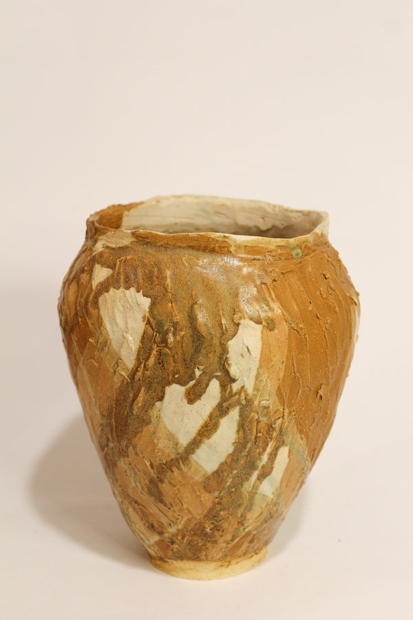 Yellow Ceramic Vase - Cyrielle Marchetti